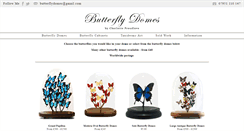 Desktop Screenshot of butterflydomes.co.uk
